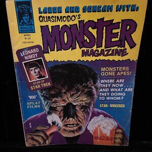 Quasimodo's Monster Magazine Vol 2 #7 1976 Horror Star Trek Wolfman CDC00109